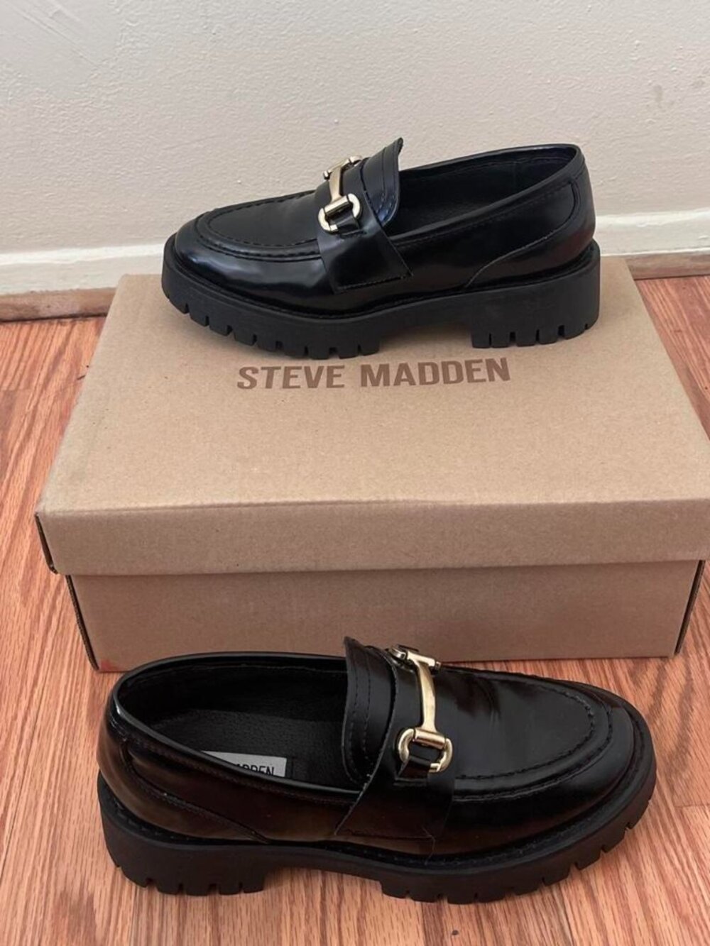 Steve Madden Women's Black Loafers